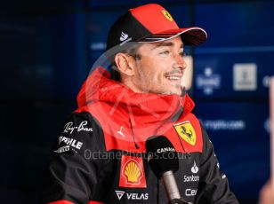 World © Octane Photographic Ltd. Formula 1 – British Grand Prix - Silverstone. Thursday 30th June 2022. Paddock. Scuderia Ferrari F1-75 - Charles Leclerc.