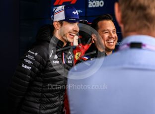 World © Octane Photographic Ltd. Formula 1 – British Grand Prix - Silverstone. Thursday 30th June 2022. Paddock. BWT Alpine F1 Team A522 - Esteban Ocon.