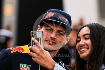 World © Octane Photographic Ltd. Formula 1 – British Grand Prix - Silverstone. Thursday 30th June 2022. Paddock. Oracle Red Bull Racing RB18 – Max Verstappen.
