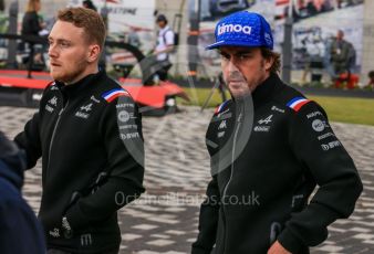 World © Octane Photographic Ltd. Formula 1 – British Grand Prix - Silverstone. Thursday 30th June 2022. Paddock. BWT Alpine F1 Team A522 - Fernando Alonso.