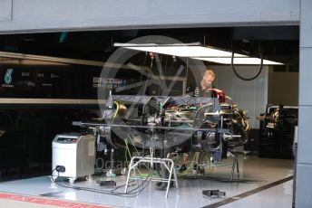 World © Octane Photographic Ltd. Formula 1 – British Grand Prix - Silverstone. Thursday 30th June 2022. Pitlane. Mercedes-AMG Petronas F1 Team F1 W13