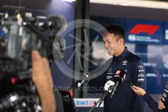World © Octane Photographic Ltd. Formula 1 – British Grand Prix - Silverstone. Thursday 30th June 2022. Paddock. Williams Racing FW44 - Alex Albon.