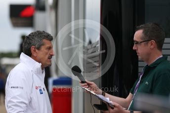 World © Octane Photographic Ltd. Formula 1 – British Grand Prix - Silverstone. Thursday 30th June 2022. Paddock. Haas F1 Team Team principal - Gunther Steiner