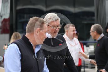 World © Octane Photographic Ltd. Formula 1 – British Grand Prix - Silverstone. Thursday 30th June 2022. Paddock. Formula One Managing Director Ross Brawn.