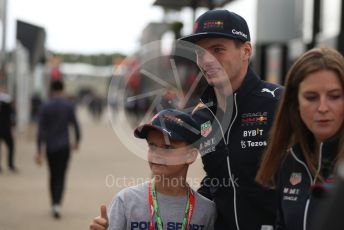 World © Octane Photographic Ltd. Formula 1 – British Grand Prix - Silverstone. Thursday 30th June 2022. Paddock. Oracle Red Bull Racing RB18 – Max Verstappen.