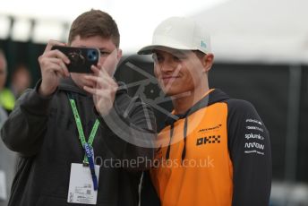 World © Octane Photographic Ltd. Formula 1 – British Grand Prix - Silverstone. Thursday 30th June 2022. Paddock. McLaren F1 Team MCL36 - Lando Norris.
