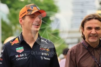 World © Octane Photographic Ltd. Formula 1 – Singapore Grand Prix - Marina Bay, Singapore. Sunday 2nd October 2022. Drivers’ parade. Oracle Red Bull Racing RB18 – Max Verstappen.