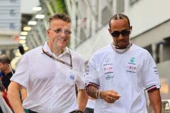 World © Octane Photographic Ltd. Formula 1 – Singapore Grand Prix - Marina Bay, Singapore. Sunday 2nd October 2022. Drivers’ parade. Mercedes-AMG Petronas F1 Team F1 W13 - Lewis Hamilton.