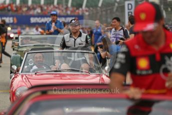 World © Octane Photographic Ltd. Formula 1 – Singapore Grand Prix - Marina Bay, Singapore. Sunday 2nd October 2022. Drivers’ parade. Alfa Romeo F1 Team Orlen C42 - Valtteri Bottas.