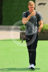 World © Octane Photographic Ltd. Formula 1 – Singapore Grand Prix - Marina Bay, Singapore. Friday 30th September 2022. Paddock. Haas F1 Team VF-22 - Mick Schumacher.