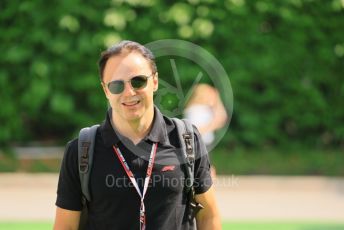 World © Octane Photographic Ltd. Formula 1 – Singapore Grand Prix - Marina Bay, Singapore. Friday 30th September 2022. Paddock. Felipe Massa.