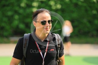 World © Octane Photographic Ltd. Formula 1 – Singapore Grand Prix - Marina Bay, Singapore. Friday 30th September 2022. Paddock. Felipe Massa.