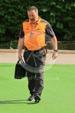 World © Octane Photographic Ltd. Formula 1 – Singapore Grand Prix - Marina Bay, Singapore. Friday 30th September 2022. Paddock. McLaren F1 Team Chief Executive Officer – Zak Brown