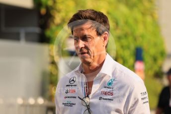 World © Octane Photographic Ltd. Formula 1 – Singapore Grand Prix - Marina Bay, Singapore. Friday 30th September 2022. Paddock. Mercedes-AMG Petronas F1 Team Principal and CEO - Toto Wolff