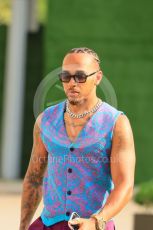 World © Octane Photographic Ltd. Formula 1 – Singapore Grand Prix - Marina Bay, Singapore. Friday 30th September 2022. Paddock. Mercedes-AMG Petronas F1 Team F1 W13 - Lewis Hamilton.