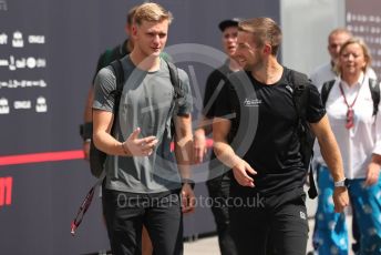 World © Octane Photographic Ltd. Formula 1 – Singapore Grand Prix - Marina Bay, Singapore. Friday 30th September 2022. Paddock. Haas F1 Team VF-22 - Mick Schumacher.