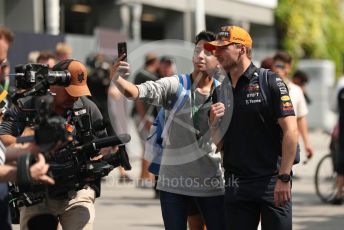 World © Octane Photographic Ltd. Formula 1 – Singapore Grand Prix - Marina Bay, Singapore. Friday 30th September 2022. Paddock. Oracle Red Bull Racing RB18 – Max Verstappen.