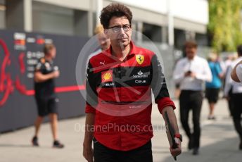 World © Octane Photographic Ltd. Formula 1 – Singapore Grand Prix - Marina Bay, Singapore. Friday 30th September 2022. Paddock. Scuderia Ferrari Team Principal, Mattia Binotto