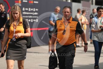 World © Octane Photographic Ltd. Formula 1 – Singapore Grand Prix - Marina Bay, Singapore. Friday 30th September 2022. Paddock. McLaren F1 Team Chief Executive Officer – Zak Brown