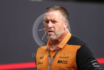 World © Octane Photographic Ltd. Formula 1 – Singapore Grand Prix - Marina Bay, Singapore. Friday 30th September 2022. Paddock. McLaren F1 Team Chief Executive Officer – Zak Brown