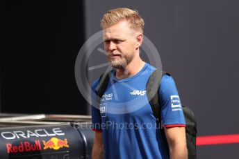 World © Octane Photographic Ltd. Formula 1 – Singapore Grand Prix - Marina Bay, Singapore. Friday 30th September 2022. Paddock. Haas F1 Team VF-22 - Kevin Magnussen.