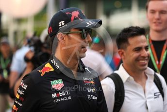 World © Octane Photographic Ltd. Formula 1 – Singapore Grand Prix - Marina Bay, Singapore. Friday 30th September 2022. Paddock. Oracle Red Bull Racing RB18 – Sergio Perez.