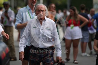 World © Octane Photographic Ltd. Formula 1 – Singapore Grand Prix - Marina Bay, Singapore. Friday 30th September 2022. Paddock. Sir Jackie Stewart.