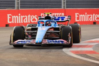World © Octane Photographic Ltd. Formula 1 – Singapore Grand Prix - Marina Bay, Singapore. Friday 30th September 2022. Practice 1. BWT Alpine F1 Team A522 - Esteban Ocon.