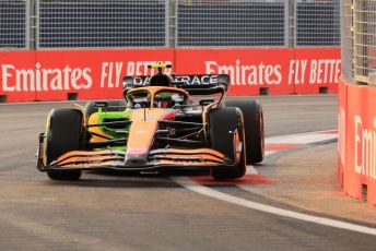 World © Octane Photographic Ltd. Formula 1 – Singapore Grand Prix - Marina Bay, Singapore. Friday 30th September 2022. Practice 1. McLaren F1 Team MCL36 - Lando Norris.