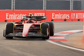 World © Octane Photographic Ltd. Formula 1 – Singapore Grand Prix - Marina Bay, Singapore. Friday 30th September 2022. Practice 1. Scuderia Ferrari F1-75 - Carlos Sainz.