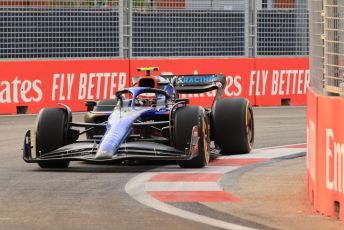 World © Octane Photographic Ltd. Formula 1 – Singapore Grand Prix - Marina Bay, Singapore. Friday 30th September 2022. Practice 1. Williams Racing FW44 - Nicholas Latifi.