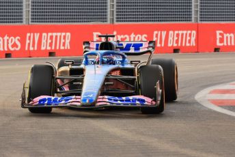 World © Octane Photographic Ltd. Formula 1 – Singapore Grand Prix - Marina Bay, Singapore. Friday 30th September 2022. Practice 1. BWT Alpine F1 Team A522 - Fernando Alonso.