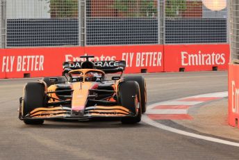 World © Octane Photographic Ltd. Formula 1 – Singapore Grand Prix - Marina Bay, Singapore. Friday 30th September 2022. Practice 1. McLaren F1 Team MCL36 - Daniel Ricciardo.