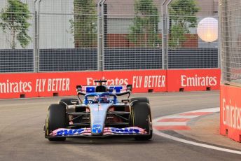 World © Octane Photographic Ltd. Formula 1 – Singapore Grand Prix - Marina Bay, Singapore. Friday 30th September 2022. Practice 1. BWT Alpine F1 Team A522 - Fernando Alonso.