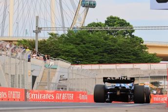 World © Octane Photographic Ltd. Formula 1 – Singapore Grand Prix - Marina Bay, Singapore. Friday 30th September 2022. Practice 1. BWT Alpine F1 Team A522 - Esteban Ocon.