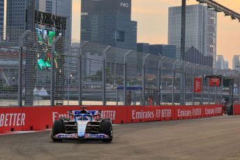 World © Octane Photographic Ltd. Formula 1 – Singapore Grand Prix - Marina Bay, Singapore. Friday 30th September 2022. Practice 1. BWT Alpine F1 Team A522 - Fernando Alonso.