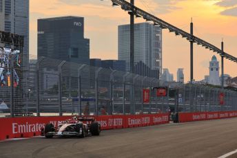 World © Octane Photographic Ltd. Formula 1 – Singapore Grand Prix - Marina Bay, Singapore. Friday 30th September 2022. Practice 1. Alfa Romeo F1 Team Orlen C42 - Guanyu Zhou.
