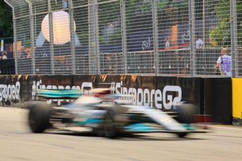 World © Octane Photographic Ltd. Formula 1 – Singapore Grand Prix - Marina Bay, Singapore. Friday 30th September 2022. Practice 1. Mercedes-AMG Petronas F1 Team F1 W13 - George Russell.