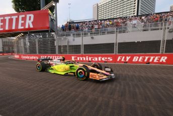 World © Octane Photographic Ltd. Formula 1 – Singapore Grand Prix - Marina Bay, Singapore. Friday 30th September 2022. Practice 1. McLaren F1 Team MCL36 - Lando Norris.