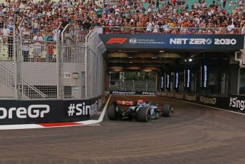World © Octane Photographic Ltd. Formula 1 – Singapore Grand Prix - Marina Bay, Singapore. Friday 30th September 2022. Practice 1. Mercedes-AMG Petronas F1 Team F1 W13 - Lewis Hamilton.