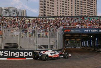 World © Octane Photographic Ltd. Formula 1 – Singapore Grand Prix - Marina Bay, Singapore. Friday 30th September 2022. Practice 1. Haas F1 Team VF-22 - Kevin Magnussen.