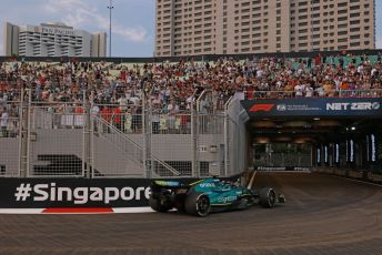 World © Octane Photographic Ltd. Formula 1 – Singapore Grand Prix - Marina Bay, Singapore. Friday 30th September 2022. Practice 1. Aston Martin Aramco Cognizant F1 Team AMR22 - Lance Stroll.