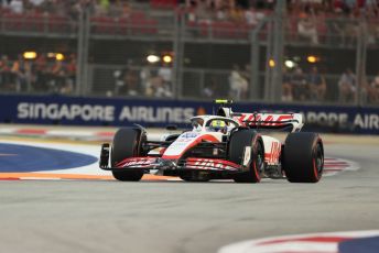 World © Octane Photographic Ltd. Formula 1 – Singapore Grand Prix - Marina Bay, Singapore. Friday 30th September 2022. Practice 1. Haas F1 Team VF-22 - Mick Schumacher.