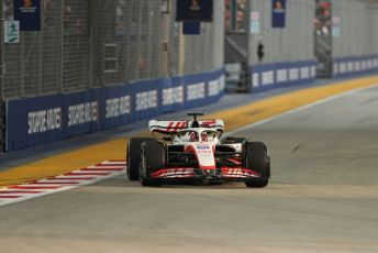 World © Octane Photographic Ltd. Formula 1 – Singapore Grand Prix - Marina Bay, Singapore. Friday 30th September 2022. Practice 1. Haas F1 Team VF-22 - Kevin Magnussen.