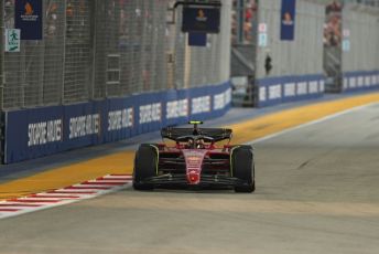 World © Octane Photographic Ltd. Formula 1 – Singapore Grand Prix - Marina Bay, Singapore. Friday 30th September 2022. Practice 1. Scuderia Ferrari F1-75 - Carlos Sainz.
