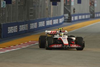 World © Octane Photographic Ltd. Formula 1 – Singapore Grand Prix - Marina Bay, Singapore. Friday 30th September 2022. Practice 1. Haas F1 Team VF-22 - Mick Schumacher.