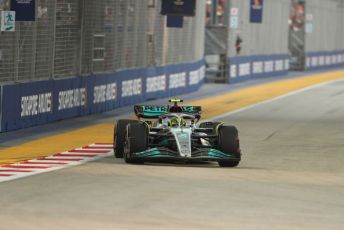 World © Octane Photographic Ltd. Formula 1 – Singapore Grand Prix - Marina Bay, Singapore. Friday 30th September 2022. Practice 1. Mercedes-AMG Petronas F1 Team F1 W13 - Lewis Hamilton.