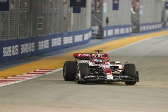 World © Octane Photographic Ltd. Formula 1 – Singapore Grand Prix - Marina Bay, Singapore. Friday 30th September 2022. Practice 1. Alfa Romeo F1 Team Orlen C42 - Valtteri Bottas.