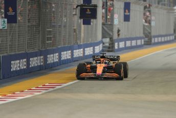 World © Octane Photographic Ltd. Formula 1 – Singapore Grand Prix - Marina Bay, Singapore. Friday 30th September 2022. Practice 1. McLaren F1 Team MCL36 - Daniel Ricciardo.