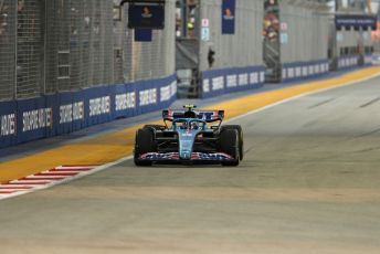 World © Octane Photographic Ltd. Formula 1 – Singapore Grand Prix - Marina Bay, Singapore. Friday 30th September 2022. Practice 1. BWT Alpine F1 Team A522 - Esteban Ocon.